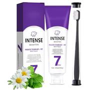 7-Pro Dentifrice intensif 7pro Dentifrice blanchissant intense avec 7 probiotiques pour les dents, pour enlever les taches jaunes, haleine fraîche, dentifrice sans fluorure (1)
