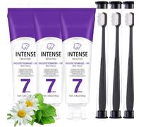 7-Pro Pâte à dents intensive, 7PRO Intense Whitening Dentifrice avec 7 probiotiques pour le thé, la brillance au quotidien, nouvelle mise à niveau 2025 Pâte à dents Natural Deep Cleaning Care pour