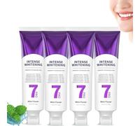 7 Pro Strong whitening Toothpaste, 7pro Deep whitening Toothpaste, with 7 Probiotics for Intense Deep Clean (4pcs)