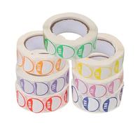7 Rouleaux Étiquettes Adhésives Jours Semaine 20mm