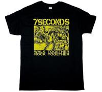 7 Seconds Walk TOGHETHER Rock Together T SHIRTBlackL