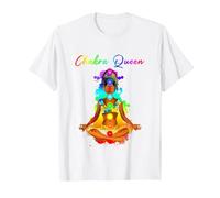 7 Seven Chakra T-Shirt de méditation pour Femme T-Shirt, Homme, Blanc, M