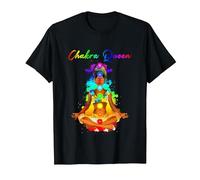 7 Seven Chakra T-Shirt de méditation pour Femme T-Shirt, Homme, Noir, 6XL