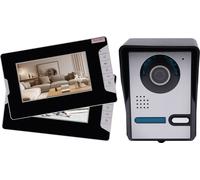 7 "sonnette vidéo sans fil interphone porte interphone vidéo 2 interphone moniteur caméra Set