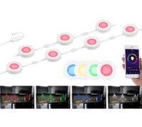 7 spots à LED RVBB encastrables connectés ULA-100 Lunartec