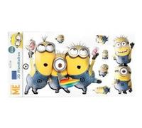 7 Stickers PVC relief les Minions JAUNE G