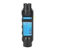 7 - Testeur de Prise de Courant pour remorque à essieu, Outil de Test de Circuit 12 V avec 6 indicateurs LED pour Le Diagnostic des connexions électriques, testeur léger en ABS