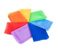 TickiT Tissus organza Arc-en-ciel – Pack 7 pièces