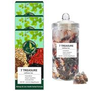 7 Treasure Wellness Tea, Kidney Tea Formula Ginseng Seven Treasure TeaBags, Ginseng Goji Beeren Tee, 20/40/60 PCS Formel Sechs Schatz Tee (3)