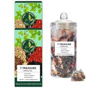 7 Treasure Wellness Tea, Kidney Tea Formula Ginseng Seven Treasure TeaBags, Ginseng Goji Beeren Tee, 20/40/60 PCS Formel Sechs Schatz Tee (2)