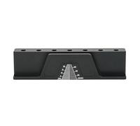 7 trous 6,35 mm inserts en métal chevilles plaque bois tige bois bâton support de rangement remplacement perceuse électrique fraisage outil auxiliaire
