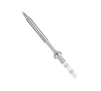 7 types Panne Rechange Solder Fer à Souder en Acier Inoxydable pour le kit de Fer à Souder Portable Extérieur TS100(TS-BC2-1 pc)