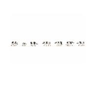 7 Vaches noires et Blanches - NOCH 44250 - Z 1/220