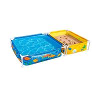 Bestway Piscine hors sol et bac à sable My First Frame Pool