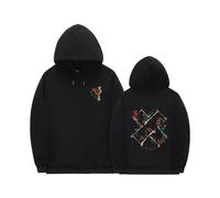 (7-XXL) Nouveau sweat à capuche imprimé style hip-hop, vêtement de sport tendance pour hommes et femmes,