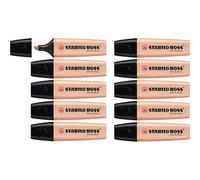 [70/126-10] STABILO Lot de 10 Surligneurs BOSS ORIGINAL Pastel Pointe Biseaut...