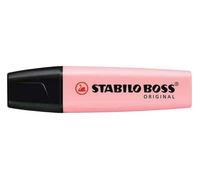 Surligneur STABILO BOSS ORIGINAL Pastel - blister x 1 Surligneur soupçon de rose