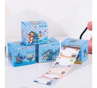 70/140 Notes adhésives Stitch - Design de dessin animé bleu, 70 blocs-notes carrés pour une utilisation quotidienne et une décoration DIY, cadeaux d'anniversaire ou de fête amusants et créatifs, acces