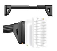 70-490cm Tringle de Rideau de Douche sans perçage pour Salle de Bain, Pole à Rideau de Douche En acier inoxydable, Barre à Rideau Extensible pour Placard, Fenêtre, Séparateur de pièce(Noir,70-120CM)