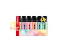 [70/6-2] Stabilo Etui de 6 surligneurs STABILO BOSS ORIGINAL Pastel Assortis