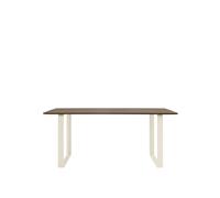 70/70 Table à Manger 170x85 Chêne Fumé/ Sable