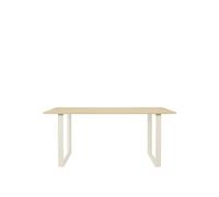 70/70 Table à Manger 170x85 Placage Chêne/ Sable