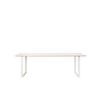 Muuto Table à manger 70/70 170x85 cm stratifié blanc – contreplaqué blanc