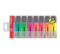 [70/8] STABILO Pochette de 8 Surligneurs BOSS ORIGINAL Rechargeable Pointe Bi...