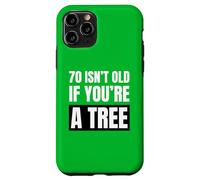 70 Ans, ce n'est Pas Vieux si Vous êtes Un Arbre Amusant pour Un 70e Anniversaire Coque pour iPhone 11 Pro