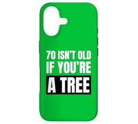70 Ans, ce n'est Pas Vieux si Vous êtes Un Arbre Amusant pour Un 70e Anniversaire Coque pour iPhone 17