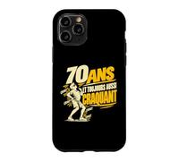 70 Ans Et Toujours Aussi Craquant Humour Anniversaire Homme Coque pour iPhone 11 Pro