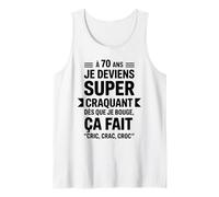 70 Ans Humour Super Craquant Cric Crac Croc Anniversaire Débardeur