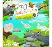 70 autocollantes - Les reptiles
