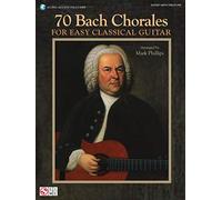 Hal Leonard – Partitions classiques 70 chorales de Bach pour guitare classique facile + CD