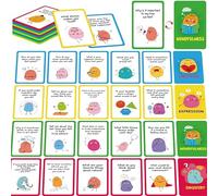 70 cartes de conversation, 4 catégories de conversations conscientes pour les étudiants, cartes de questions authentiques et significatives pour les parents, les enfants, les activités en classe et