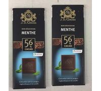 70 % chocolat menthe J.D. Grand format 125 g x 2
