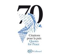 70 Citations Pour La Paix - Célébrations Du 70e Anniversaire De L'unesco