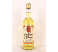 70 cl scotch whisky highland fling (non millésimé années 1990 à 2000) alcool années 90 - Ecosse