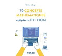 70 concepts mathématiques expliqués avec Python