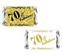 70 & Fabulous Lot de 60 autocollants pour bar à bonbons miniatures Bonbons non inclus.