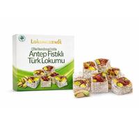70 g Loukoum Turc Traditionnel à la Pistache - Doux et Aromatique, Texture Moelleuse, Sans Huile de Palme et Sans Sirop de Glucose, Confiserie Traditionnelle Turque, Saveur Pistache