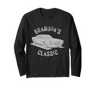 70 Grandpa's Hot Classic Car Amateur Style Vintage Manche Longue
