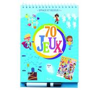 70 Jeux (Bleu) - Avec Un Feutre Effaçable