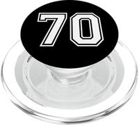 70, numéro soixante-dix, sports d'équipe, correspondance graphique, Varsity PopSockets PopGrip pour MagSafe