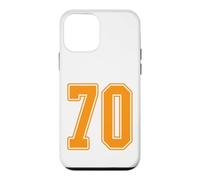 #70 Orange Outline Number 70 T-Shirt Style Jersey pour Fan de Sport Coque pour iPhone 12 Mini