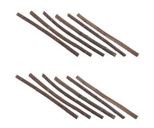 70 Pièces Bâtonnets de Bois Naturels 20cm pour Artisanat DIY et Projets | Branches de Saule Brut, Écorce Authentique, Formes Variées, pour Maquettes, Cadres Photo, Jardins Féeriques et Décoration