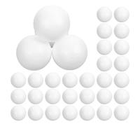 70 Pièces Boules de Polystyrène Blanches pour Loisirs Créatifs, 1,57 | Surface Lisse et Ronde, Structure Pleine à Cellules Fermées, pour Décorations Suspendues et Compositions Végétales