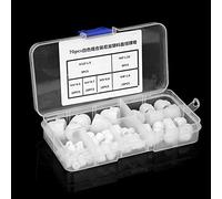 70 Pièces écrou Gland en Plastique écrou Hexagonal, écrou à Capuchon en Dôme écrous Borgnes M3/M4/M5/M6/M8/M10 écrou en Nylon à Tête Hexagonale Dôme Gland CoverNut Tête