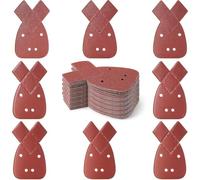 70 Pièces Feuilles Abrasives, Triangles Feuilles de Ponçage,40/60/80/120/180/240/320/400, 8 grains différents, Du grossier au fin, Papier Abrasif pour Black and Decker Ponceuse de détail Mouse