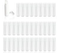 70 Pièces Tube De Rouge À Lèvres Vide Tube De Rouge À Lèvres Baume À Lèvres Tube Vide 5 Ml Pour Faire Du Brillant À Lèvres Diy Baume À Lèvres(Blanc)